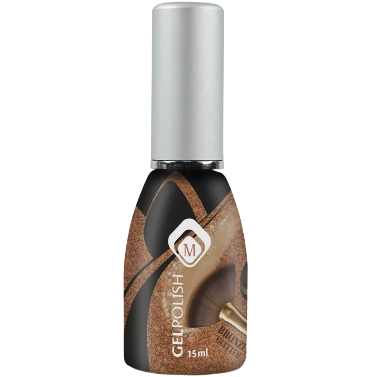  Гель - полиш Bronzer Glitter  ( светоотражайка) 15 мл 