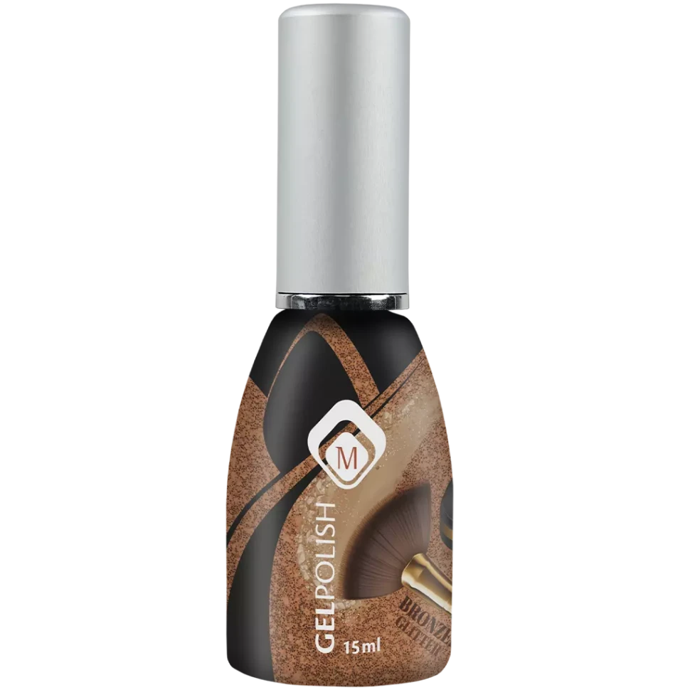  Гель - полиш Bronzer Glitter  ( светоотражайка) 15 мл 