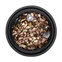 Инкрустация микс для ногтей 3D  (  Spescial Brown)