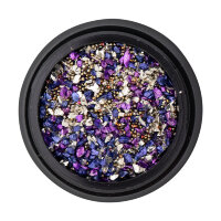 Инкрустация микс для ногтей 3D  (  Spescial Purple)